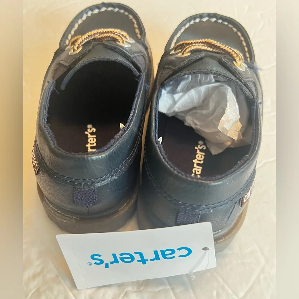 Carter's Black Kids Moccasins